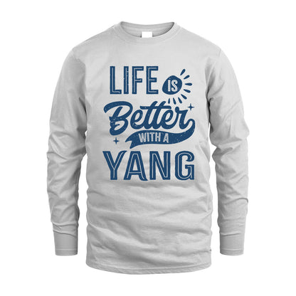 YANG HH88-K2–Personalized Name Quote T-Shirt Life Is Better With Unisex Gift