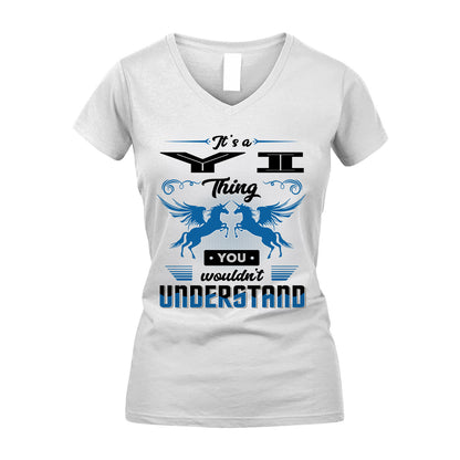 YI KTT-TT38 It’s a/an NAME Thing, You Wouldn’t Understand – Personalized Name T-Shirt
