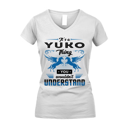 YUKO KTT-TT38 It’s a/an NAME Thing, You Wouldn’t Understand – Personalized Name T-Shirt