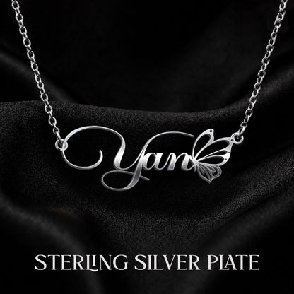 YAN T02 Custom Name Necklace, Personalized Name Necklace, Birthday Gift, Christmas Gift for Her