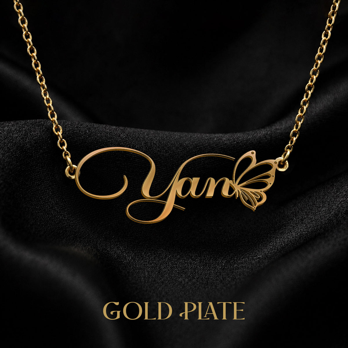 YAN T02 Custom Name Necklace, Personalized Name Necklace, Birthday Gift, Christmas Gift for Her