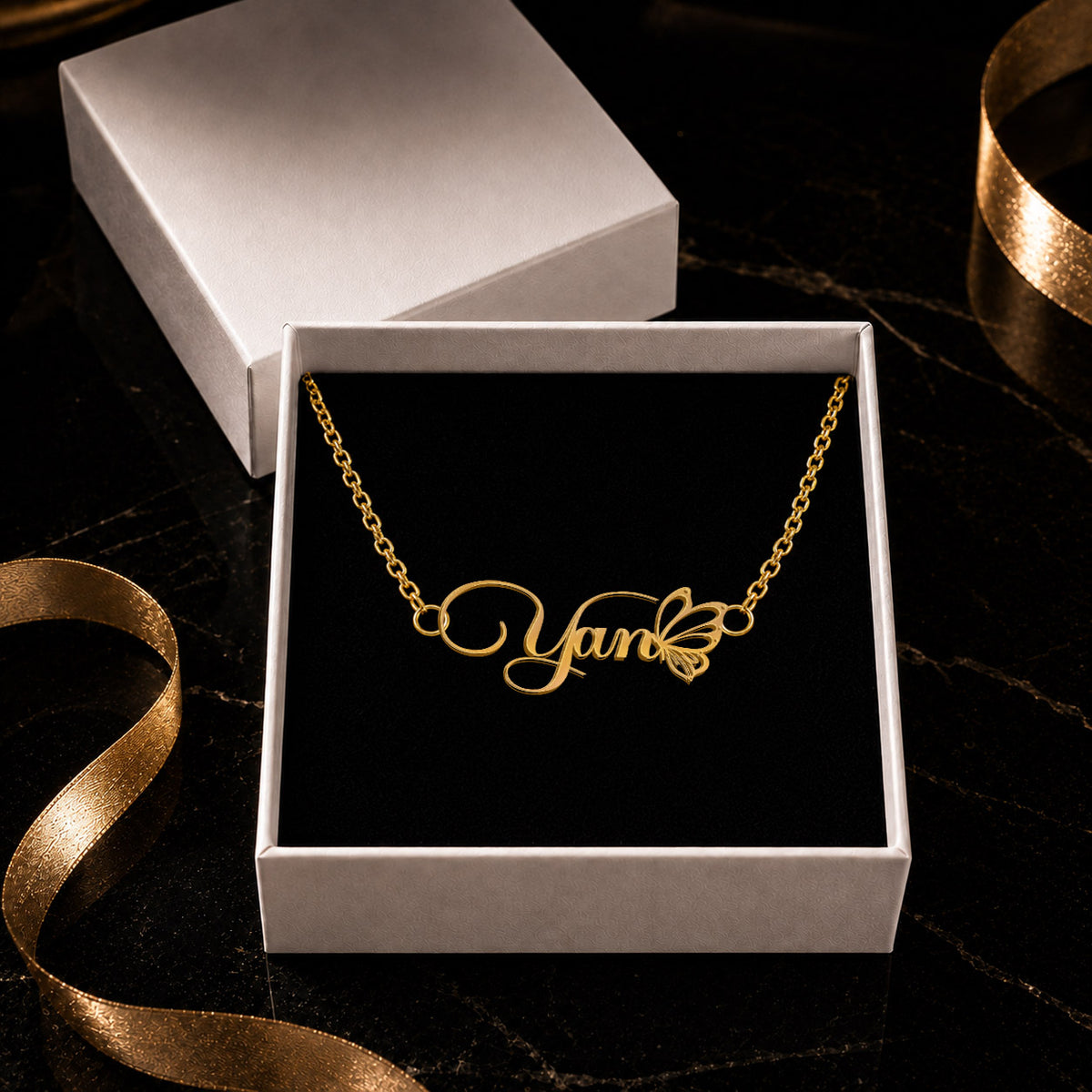 YAN T02 Custom Name Necklace, Personalized Name Necklace, Birthday Gift, Christmas Gift for Her