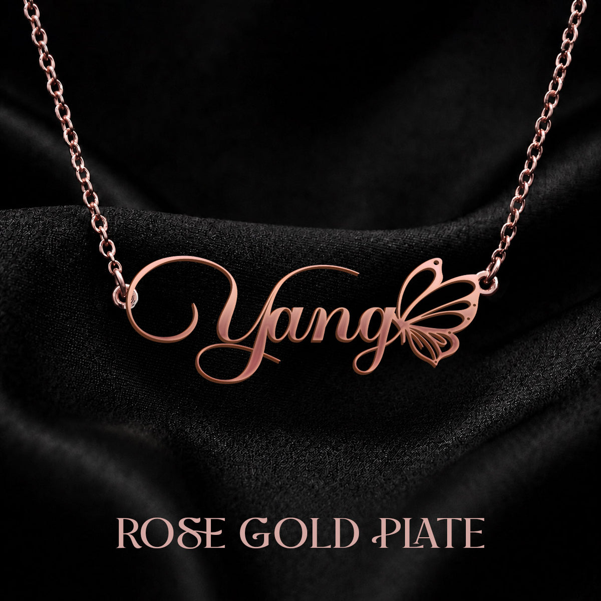 YANG T02 Custom Name Necklace, Personalized Name Necklace, Birthday Gift, Christmas Gift for Her