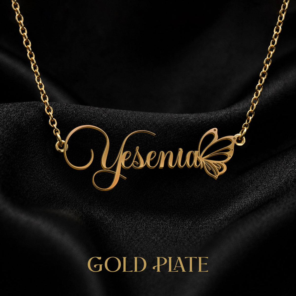 YESENIA T02 Custom Name Necklace, Personalized Name Necklace, Birthday Gift, Christmas Gift for Her