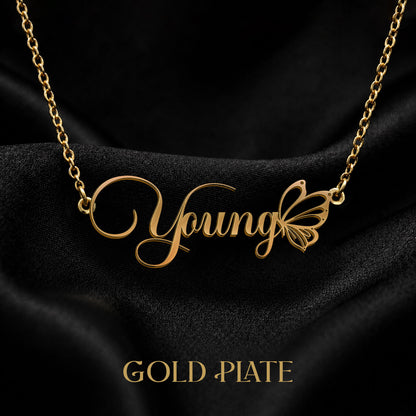 YOUNG T02 Custom Name Necklace, Personalized Name Necklace, Birthday Gift, Christmas Gift for Her