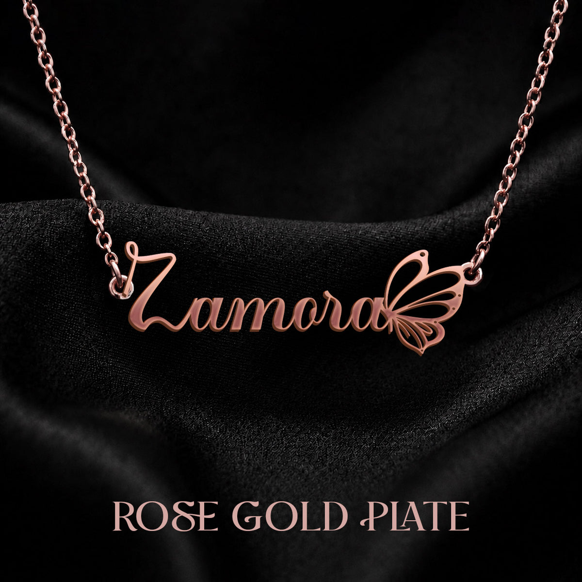 ZAMORA T02 Custom Name Necklace, Personalized Name Necklace, Birthday Gift, Christmas Gift for Her