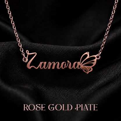 ZAMORA T02 Custom Name Necklace, Personalized Name Necklace, Birthday Gift, Christmas Gift for Her