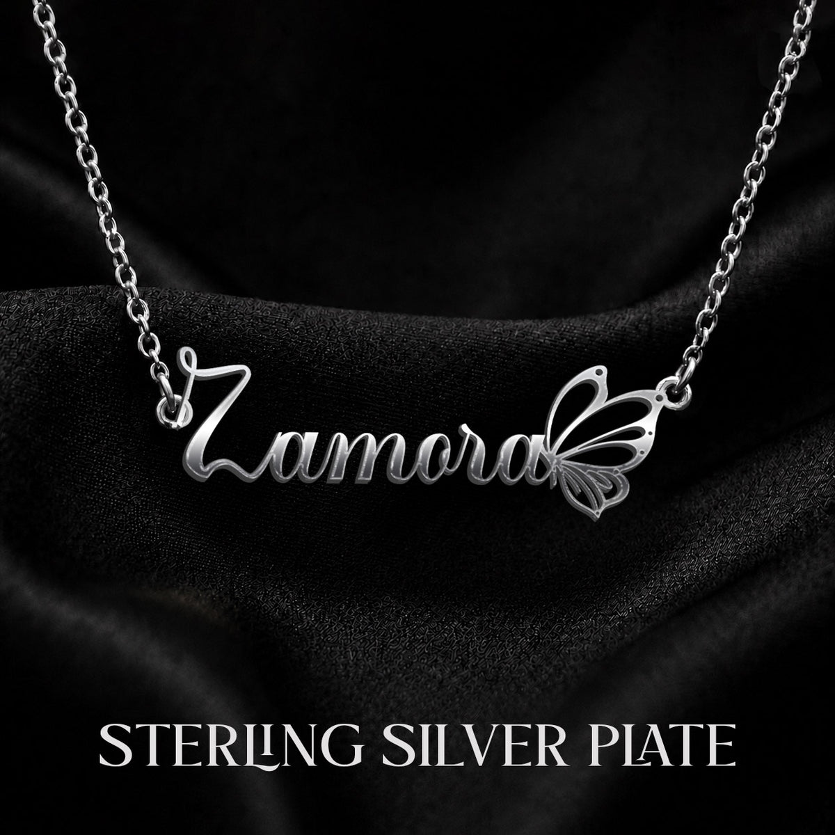 ZAMORA T02 Custom Name Necklace, Personalized Name Necklace, Birthday Gift, Christmas Gift for Her