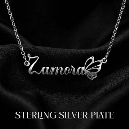 ZAMORA T02 Custom Name Necklace, Personalized Name Necklace, Birthday Gift, Christmas Gift for Her
