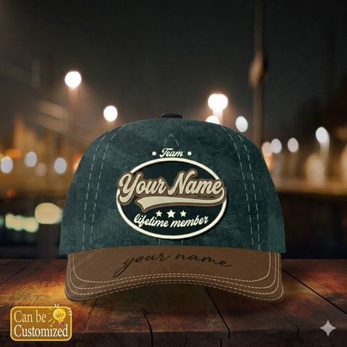 YOUR NAME CAP02-KTT28 Team Lifetime Member
