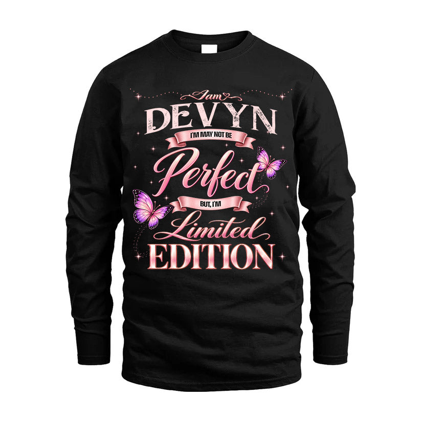 DEVYN TT39 Personalized Shirt – I May Not Be Perfect, But I’m Limited Edition