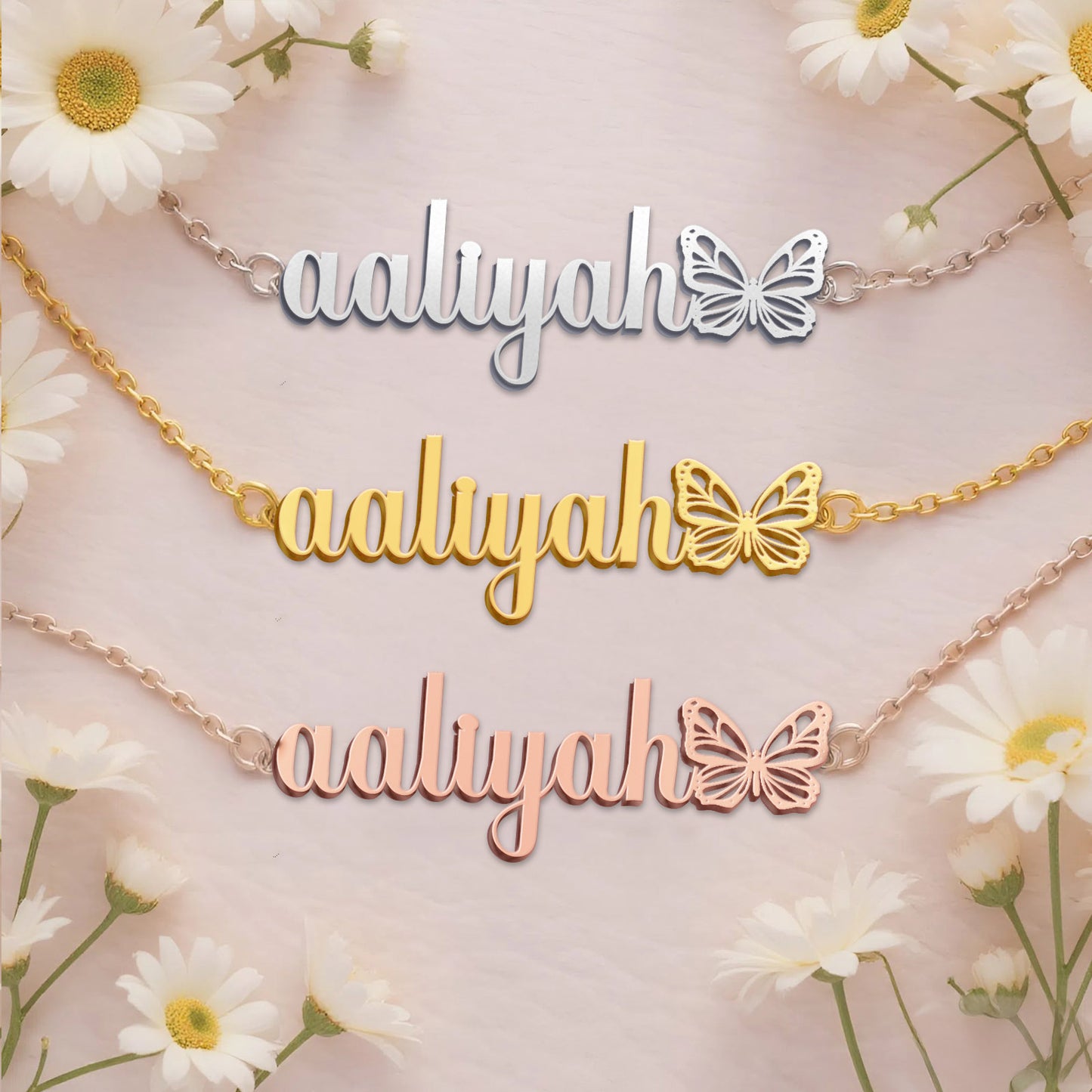 AALIYAH  TTX22 Personalized Name Necklace – Perfect Gift