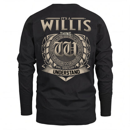 WILLIS HH88-K2–Personalized Name Quote Apparel “It’s an NAME Thing You Wouldn’t Understand”