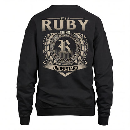 RUBY HH88-K2–Personalized Name Quote Apparel “It’s an NAME Thing You Wouldn’t Understand”
