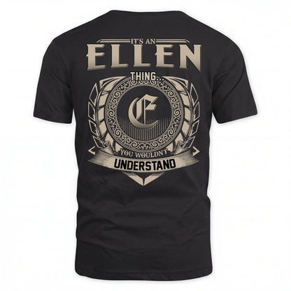 ELLEN HH88-K2–Personalized Name Quote Apparel “It’s an NAME Thing You Wouldn’t Understand”