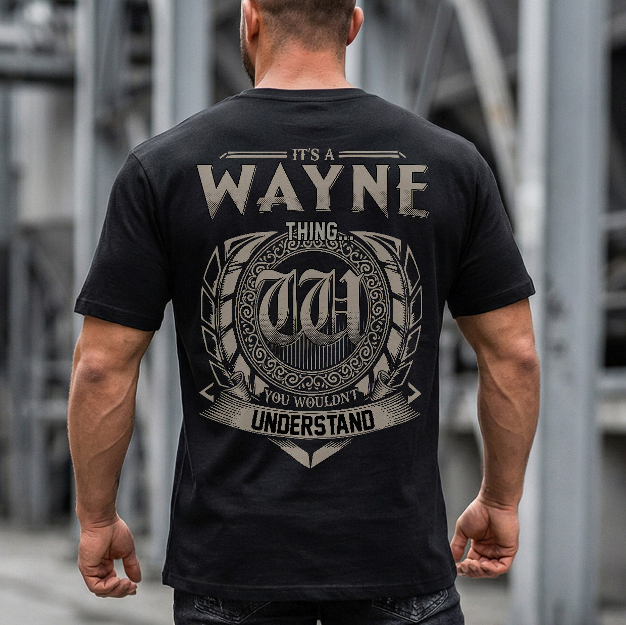 WAYNE HH88-K2–Personalized Name Quote Apparel “It’s an NAME Thing You Wouldn’t Understand”
