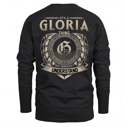 GLORIA HH88-K2–Personalized Name Quote Apparel “It’s an NAME Thing You Wouldn’t Understand”