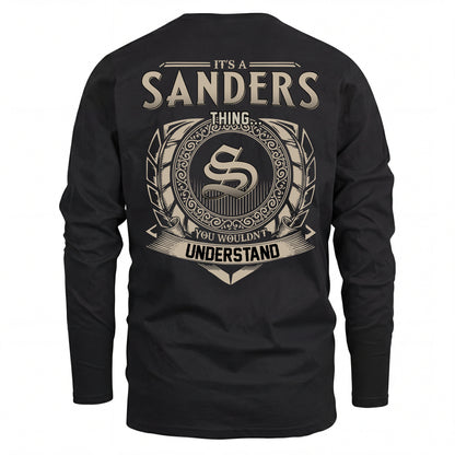 SANDERS HH88-K2–Personalized Name Quote Apparel “It’s an NAME Thing You Wouldn’t Understand”