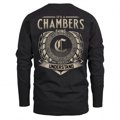 CHAMBERS HH88-K2–Personalized Name Quote Apparel “It’s an NAME Thing You Wouldn’t Understand”