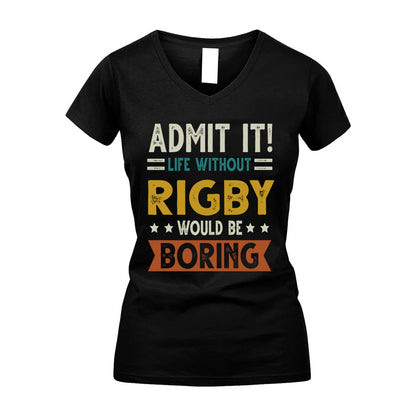 RIGBY HH88-K2–Personalized Funny Quote Apparel “Life Without NAME Would Be Boring”