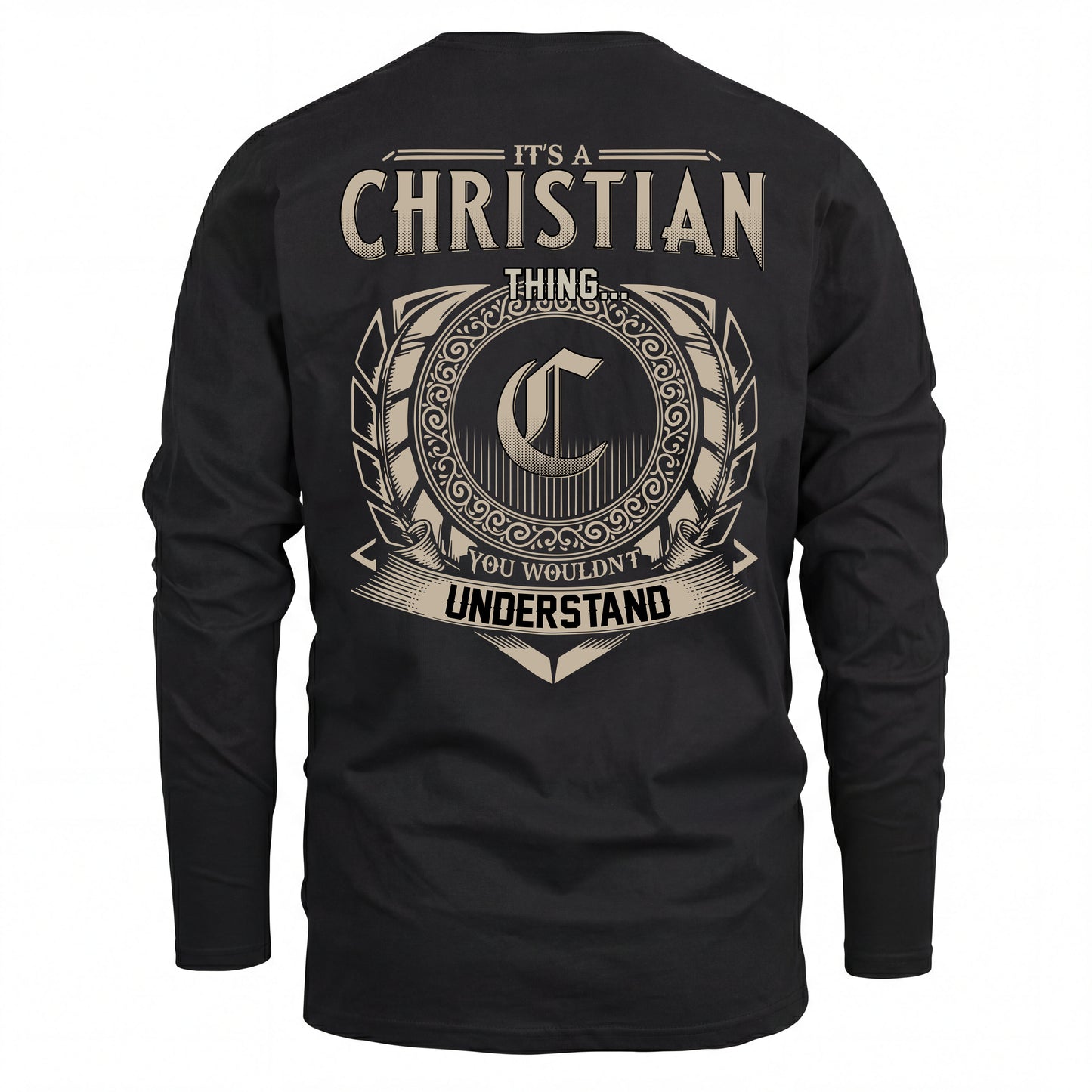 CHRISTIAN HH88-K2–Personalized Name Quote Apparel “It’s an NAME Thing You Wouldn’t Understand”