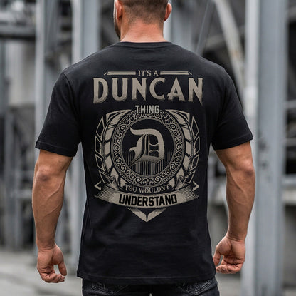 DUNCAN HH88-K2–Personalized Name Quote Apparel “It’s an NAME Thing You Wouldn’t Understand”
