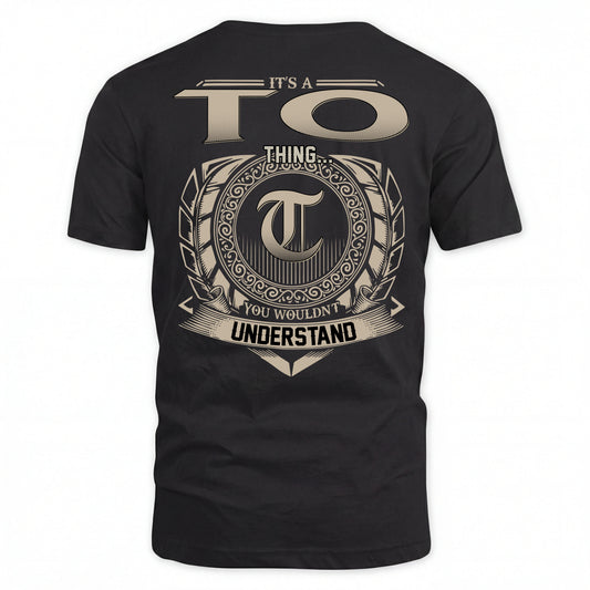 TO HH88-K2–Personalized Name Quote Apparel “It’s an NAME Thing You Wouldn’t Understand”