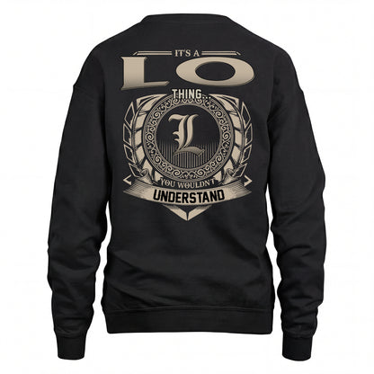 LO HH88-K2–Personalized Name Quote Apparel “It’s an NAME Thing You Wouldn’t Understand”