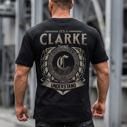 CLARKE HH88-K2–Personalized Name Quote Apparel “It’s an NAME Thing You Wouldn’t Understand”