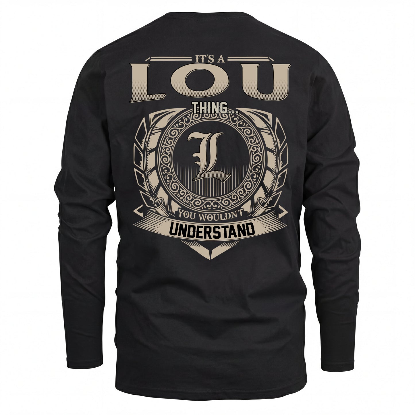 LOU HH88-K2–Personalized Name Quote Apparel “It’s an NAME Thing You Wouldn’t Understand”