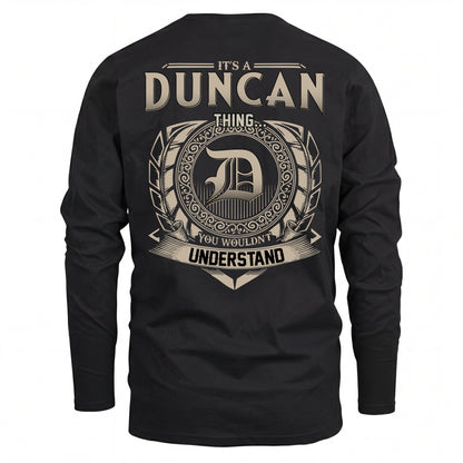 DUNCAN HH88-K2–Personalized Name Quote Apparel “It’s an NAME Thing You Wouldn’t Understand”