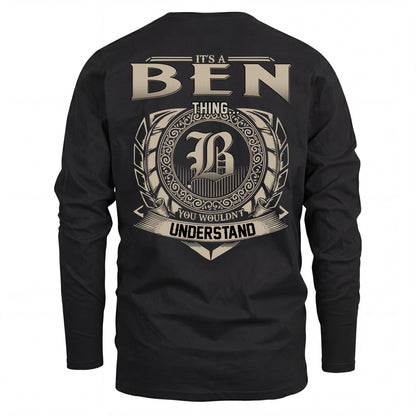 BEN HH88-K2–Personalized Name Quote Apparel “It’s an NAME Thing You Wouldn’t Understand”