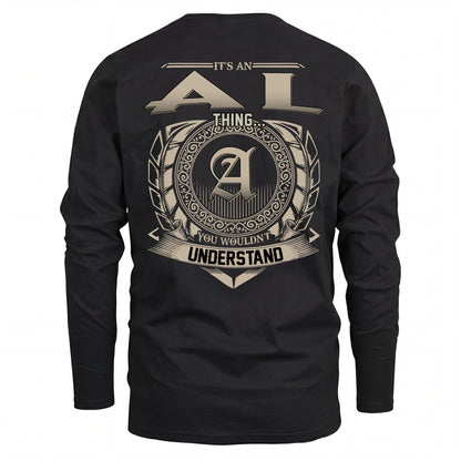 AL HH88-K2–Personalized Name Quote Apparel “It’s an NAME Thing You Wouldn’t Understand”