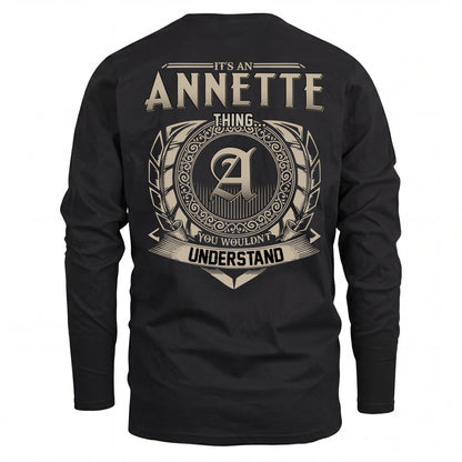 ANNETTE HH88-K2–Personalized Name Quote Apparel “It’s an NAME Thing You Wouldn’t Understand”
