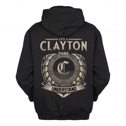 CLAYTON HH88-K2–Personalized Name Quote Apparel “It’s an NAME Thing You Wouldn’t Understand”