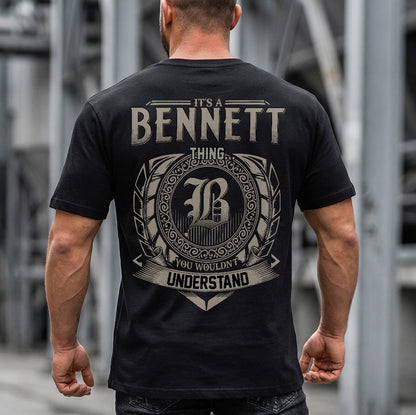 BENNETT HH88-K2–Personalized Name Quote Apparel “It’s an NAME Thing You Wouldn’t Understand”