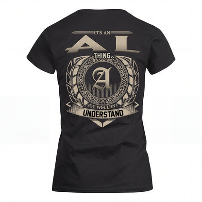 AL HH88-K2–Personalized Name Quote Apparel “It’s an NAME Thing You Wouldn’t Understand”