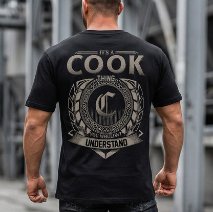 COOK HH88-K2–Personalized Name Quote Apparel “It’s an NAME Thing You Wouldn’t Understand”