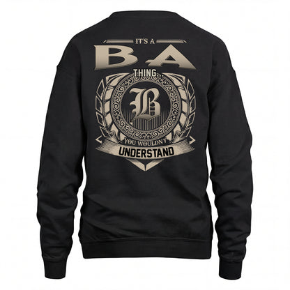 BA HH88-K2–Personalized Name Quote Apparel “It’s an NAME Thing You Wouldn’t Understand”