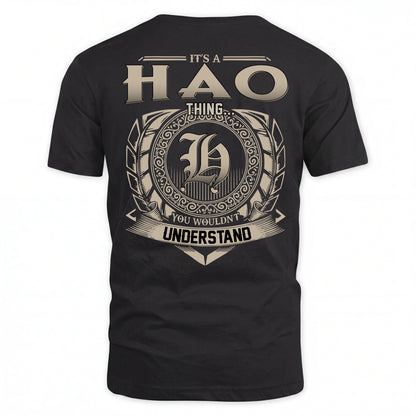 HAO HH88-K2–Personalized Name Quote Apparel “It’s an NAME Thing You Wouldn’t Understand”