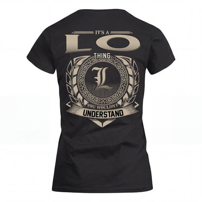LO HH88-K2–Personalized Name Quote Apparel “It’s an NAME Thing You Wouldn’t Understand”