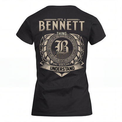 BENNETT HH88-K2–Personalized Name Quote Apparel “It’s an NAME Thing You Wouldn’t Understand”