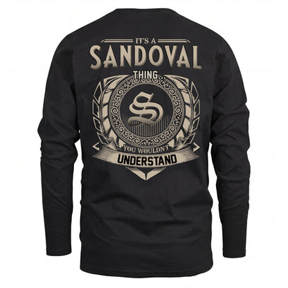 SANDOVAL HH88-K2–Personalized Name Quote Apparel “It’s an NAME Thing You Wouldn’t Understand”