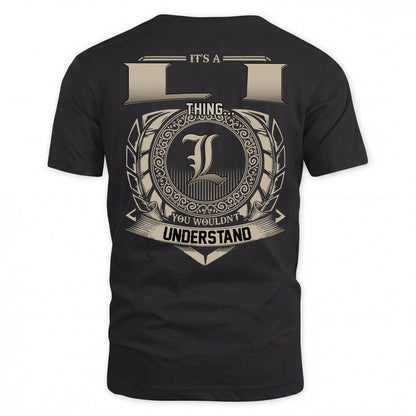 LI HH88-K2–Personalized Name Quote Apparel “It’s an NAME Thing You Wouldn’t Understand”