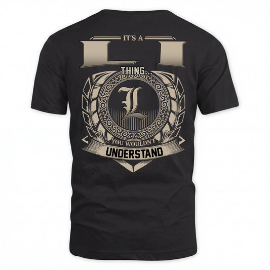 LI HH88-K2–Personalized Name Quote Apparel “It’s an NAME Thing You Wouldn’t Understand”
