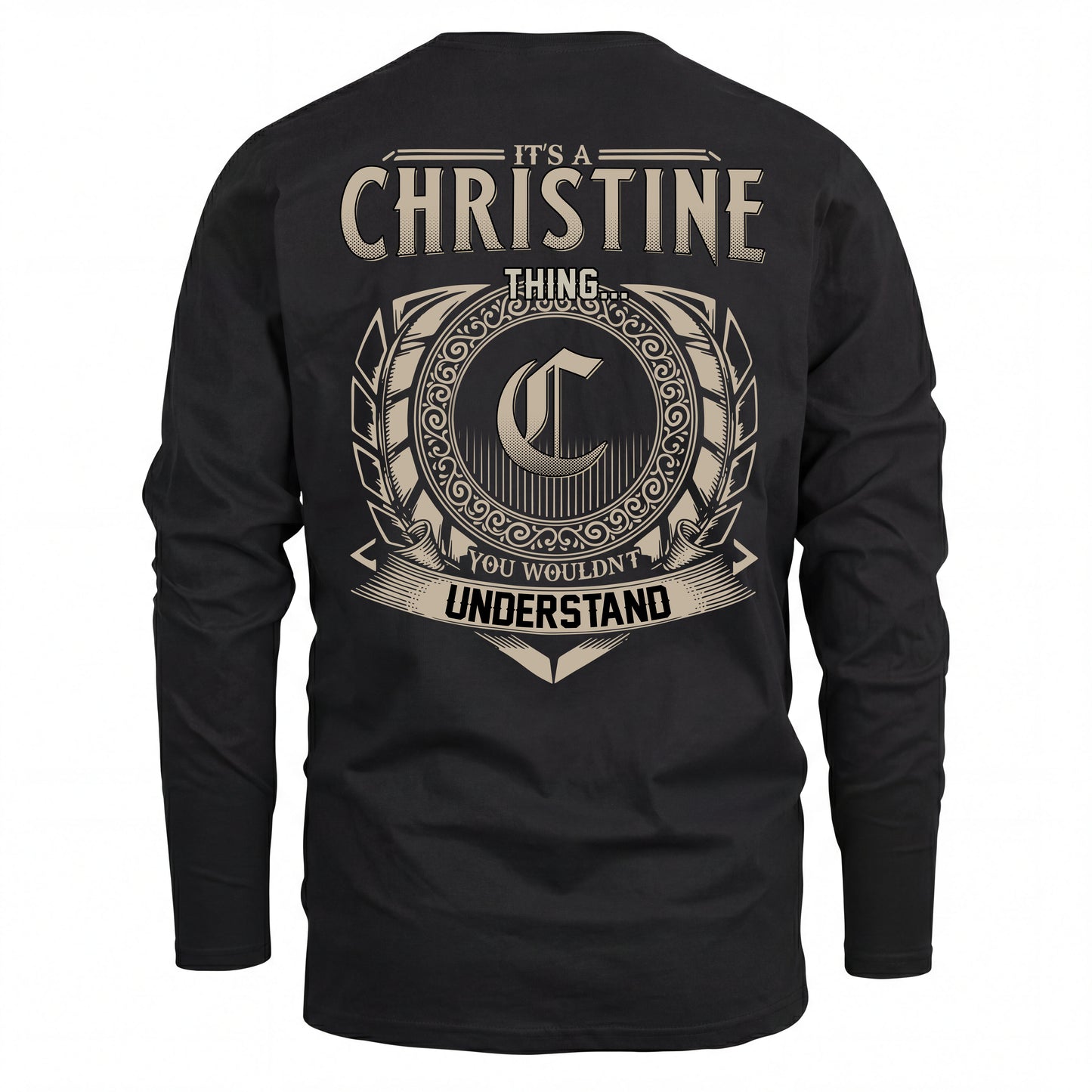 CHRISTINE HH88-K2–Personalized Name Quote Apparel “It’s an NAME Thing You Wouldn’t Understand”