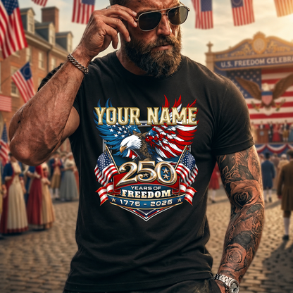 YOUR NAME ENDLESS PRIDE-250USA-KTT...250 Years Of Freedom 1776-2026